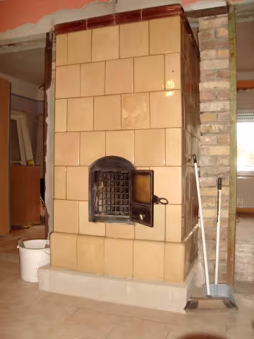 Nagyméretű csempekályha Gyömrő