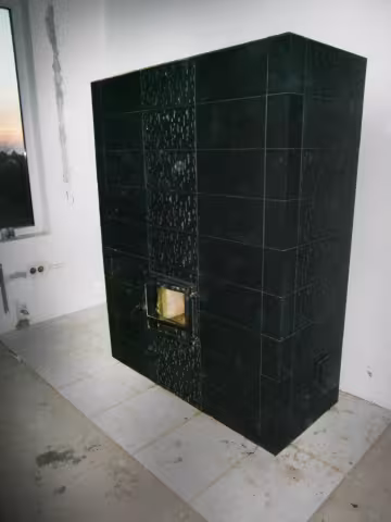 modern kályha Matkerámia swarovsky kristályokkal